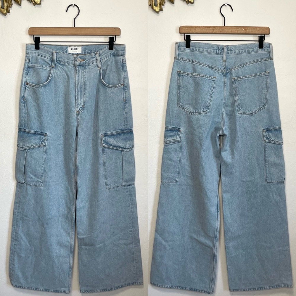 Agolde Minka Cargo Jean High Rise Relaxed Cargo Jeans
